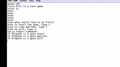 How To Make A Text Based Game For Cmd Part 1 Youtube