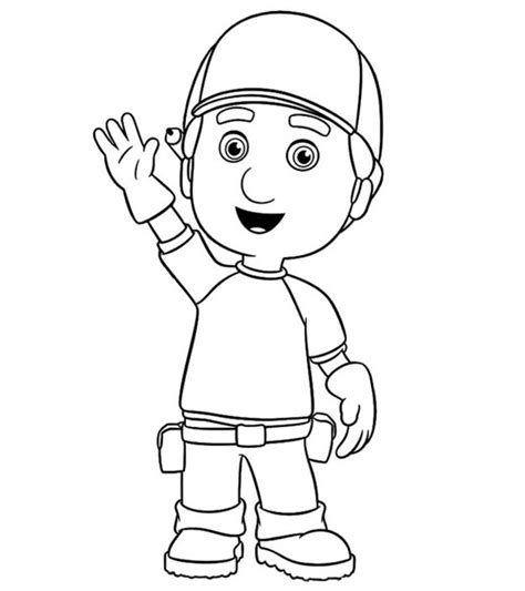 Select one of 1000 printable coloring pages of the category cartoons. Top 25 Free Printable Handy Manny Coloring Pages Online