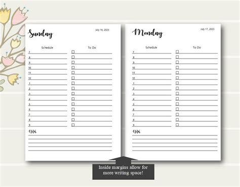 2023 Printable Daily Planner Excel Tipsographic Gambaran
