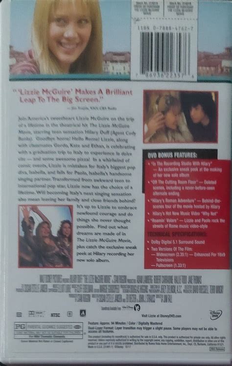 The Lizzie McGuire Movie DVD 2003 786936223576 EBay