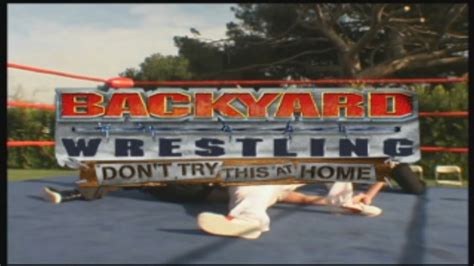 Backyard Wrestling Dont Try This At Home Intro Icp Song Youtube