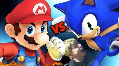 Reaction To Mario Vs Sonic Violent Youtube
