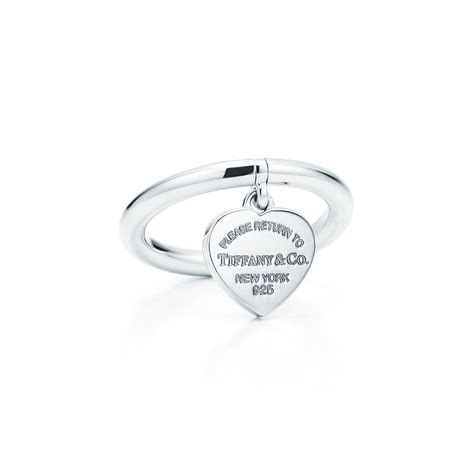 Return To Tiffany® Heart Tag Ring In Sterling Silver Tiffany And Co