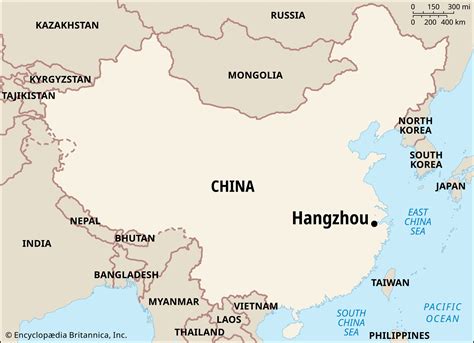 Hangzhou Zhejiang China Map Beulah Sallyann