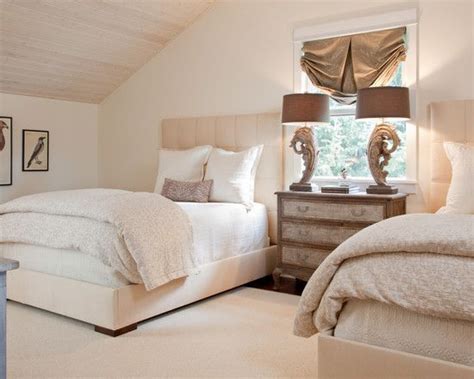 Traditional Cream Bedroom Ideas With Cream Wall Paint Color Also Twin