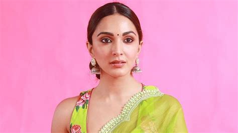 Kiara Advanis Sheer Green Sari Backless Blouse Is Perfect For The