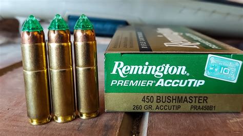 Remington Accutip 450 Bushmaster Group Test Youtube