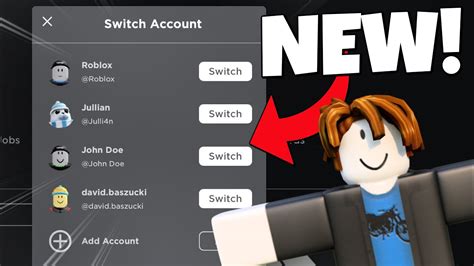 New Roblox Update For Switching Profiles Youtube