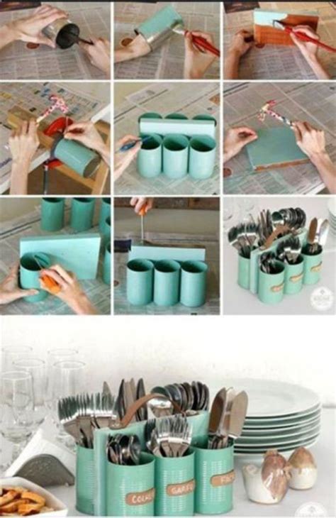 This is a great way to turn pretty, decorative teacups into a practical, homemade gift. DIY - 15 Handmade Decoration pieces made from old waste items