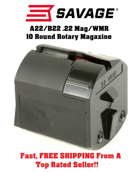 Savage Arms A22b22 10 Round Rotary Oem Magazinemagclip 22 Wmr