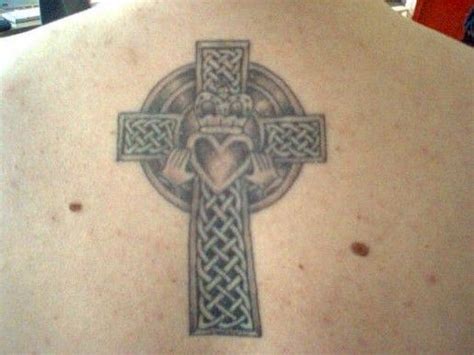 Free returns high quality printing fast shipping Celtic cross and claddagh tattoo, at tats