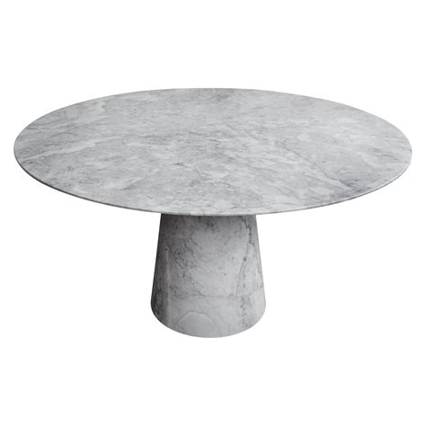 Modern Italian Marble Or Travertine Pedestal Dining Table At 1stdibs