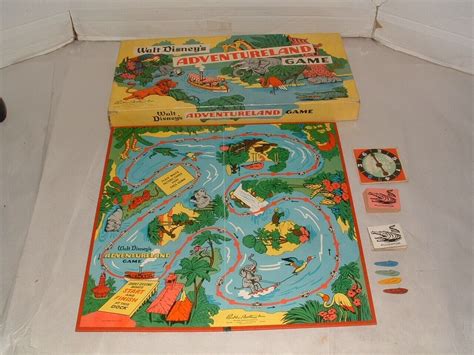 1950s Parker Brothers Walt Disney Adventureland Board Game 4595430998