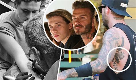 Brooklyn Beckham Pays Homage To David As He Gets Copycat First Tattoo