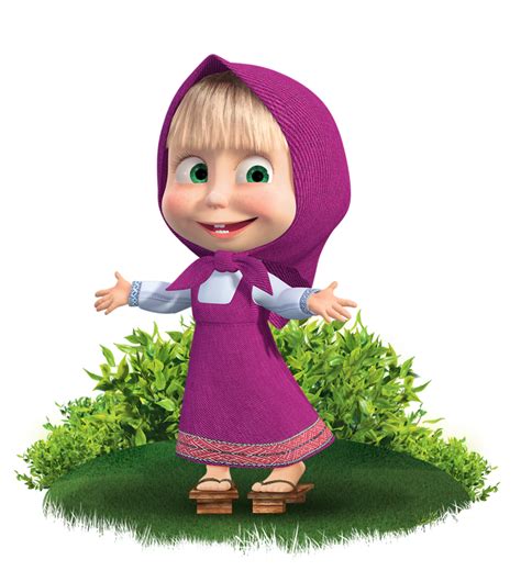 Masha And The Bear Png Transparent Image Download Size 877x982px