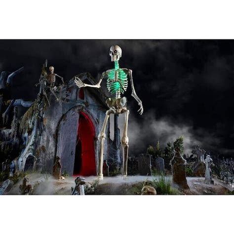 Ft Skeleton Led Home Depot Holiday Skelly Lighting Kit Brand New