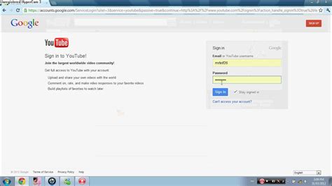 How To Sign On To Youtube Youtube