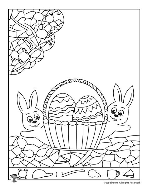 Easter Hidden Picture Activity Page Indoor Games For Kids Easter