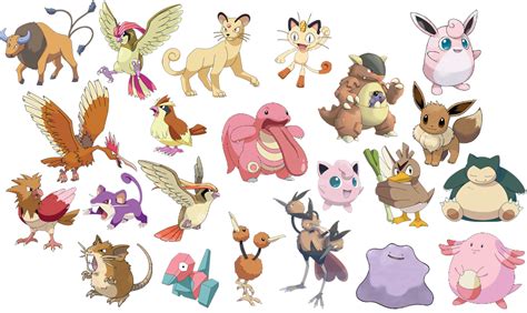 Pick The Pure Normal Pokémon Gen I Quiz By Hockeystix3