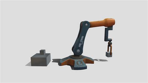 Robot Arm Animation 3d Model By Elinos D14a95a Sketchfab