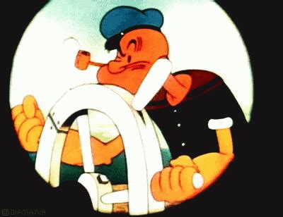 Popeye Sailor Gif Popeye Sailor Retro Discover Share Gifs Popeye Retro Cartoons