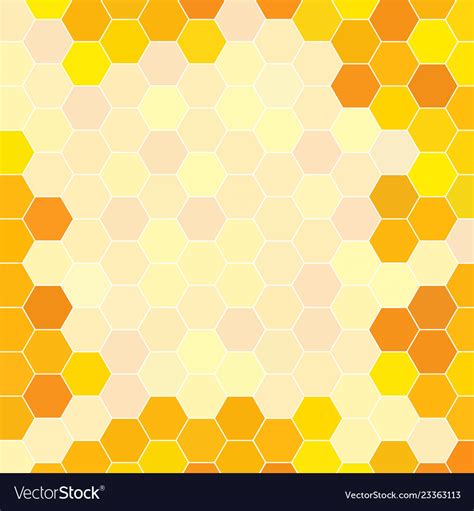 Abstract Honeycomb Pattern Geometric Background Vector Image