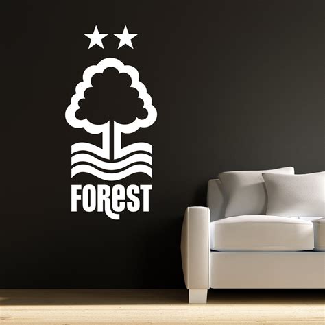 Nottingham Forest Fc Crest Wall Sticker Themed Wall Art
