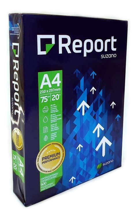 papel sulfite a4 report premium duas caixas com 500 folhas parcelamento sem juros