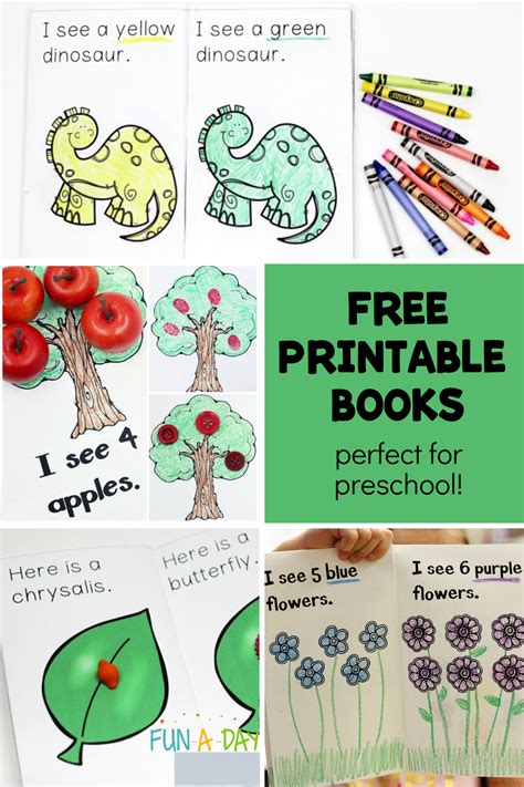 Grab These Free Printable Books For Preschool And Kindergarten In 2021