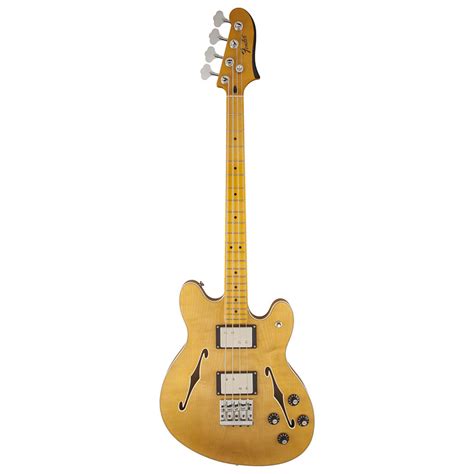 Fender Starcaster Bass Mn Nat Electric Bass Guitar