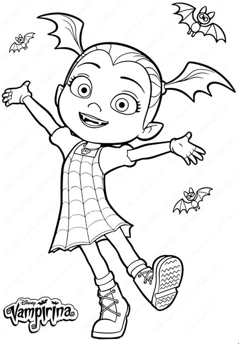 Desenhos De Vampirina Para Colorir Pintar E Imprimir Colorironlinecom Sexiz Pix