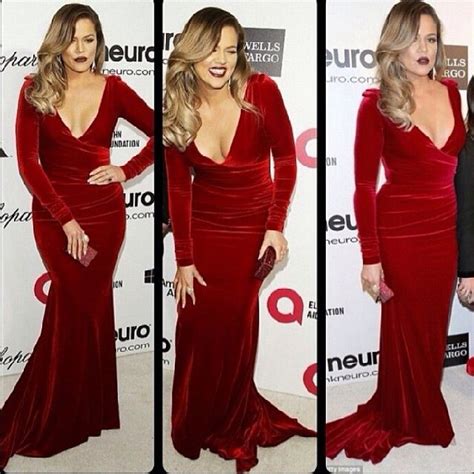 khloe kardashian oscars party i was in love with her dress and make up