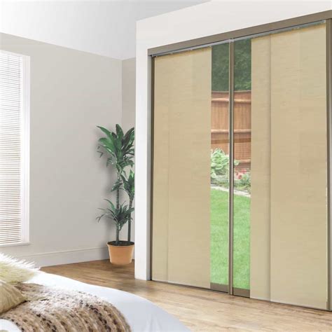 These window treatments have adjustable slats that you can tilt to find the ideal balance of privacy and light control. Window Treatments for Sliding Glass Doors [2020 IDEAS ...