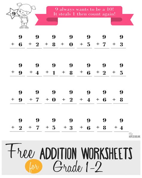 Free Printable Addition Worksheet Worksheet24