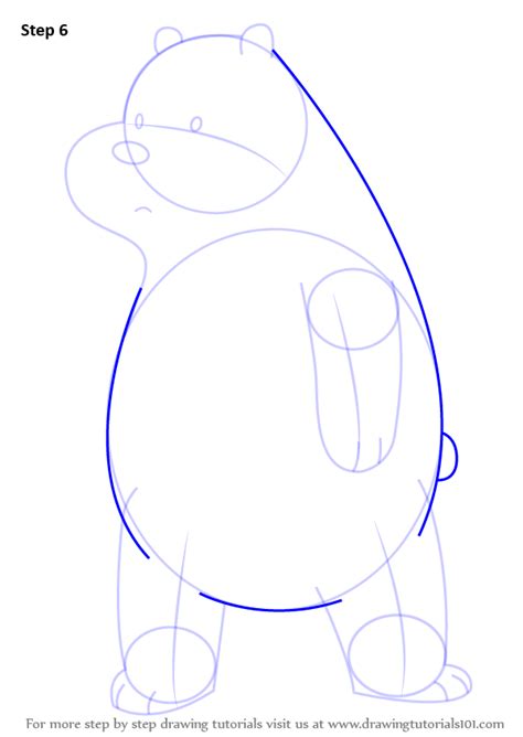 learn how to draw ice bear from we bare bears we bare bears step by step drawing tutorials