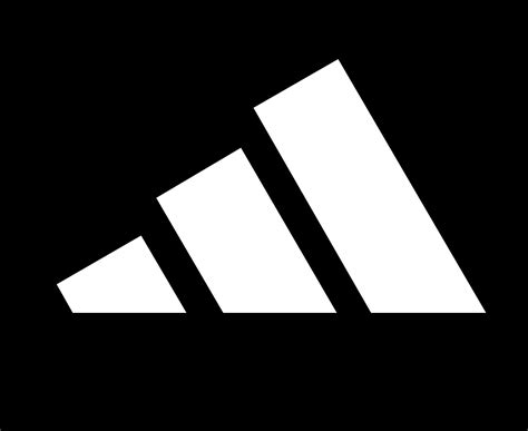Logo Adidas Symbole Blanc Icône De Conception De Vêtements Football