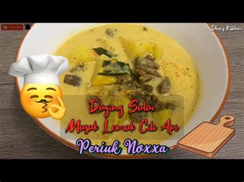 Masukkan kesemua bahan kisar kedalam periuk berserta daging salai dan renih sebentar sambil digaul dengan sudip 2. Resepi/cara buat daging salai & gulai lemak menggunakan ...