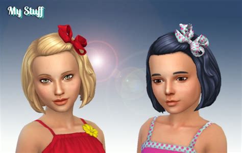 Sims 4 Toddler Hair Bow