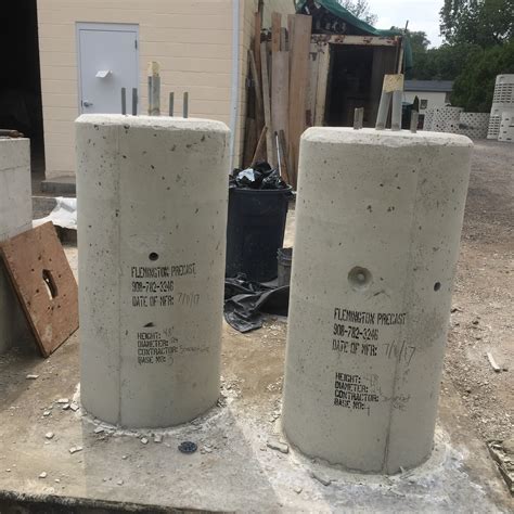 Light Pole Bases — Flemington Precast And Supply