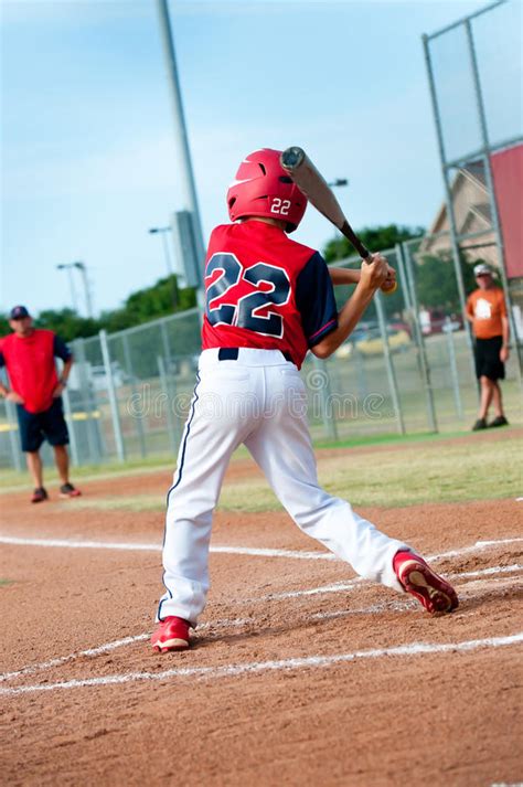 Youth Batter On Deck Stock Photo Image Of Baseball League 29904426