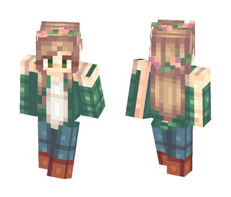 Download Brǐtbrǐtt Oh A Flower Crown Minecraft Skin For Free