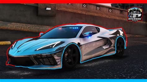 C8 Corvette Cop Car Taking Down Robbers And More Fivemgta5rsrp Youtube