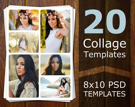 Photoshop Collage Templates Photo Collage Templates Etsy