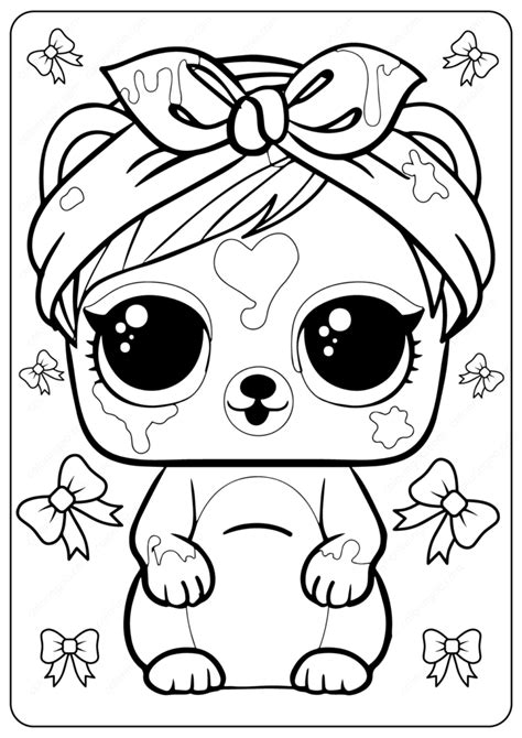 There are so so many different little babies and l.o.l. Free Printable LOL Surprise Glamour Queen Coloring Pages ...