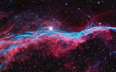 Blue stars in the galaxy. red, Blue, Stars, Space, Nebula Wallpapers HD / Desktop ...