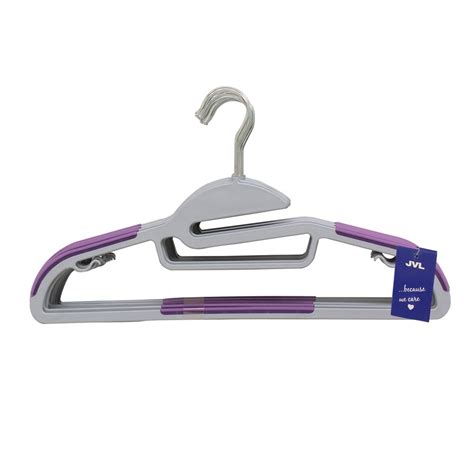 Watch while we inspect and replace exhaust pipe and muffler support hangers with aftermarket hangers on a ford windstar. 20PK S-Shaped Plastic Clothing Hangers - Purple | JVL ...