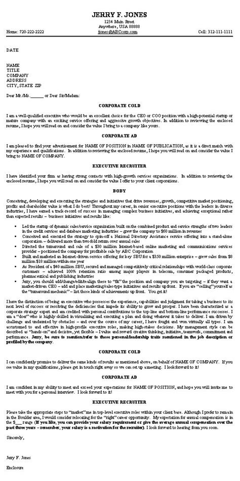 Maybe you would like to learn more about one of these? Executive Cover Letter | Cover letter example, Sample ...