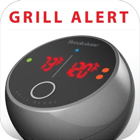 Grill Alert Bluetooth Connected Thermometer By Brookstone Innovation