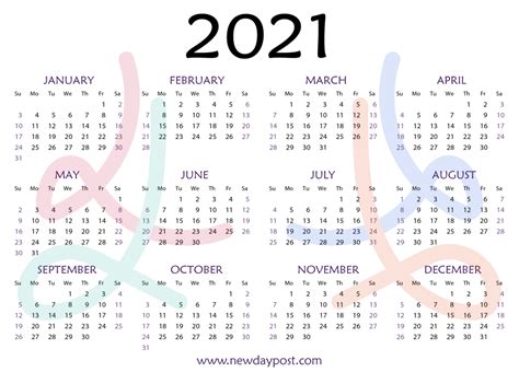 Download kalender 2020 masehi lengkap dengan tanggal merah, hari libur nasional, dan cuti bersama indonesia. Download 2021 Calendar - Free Templates