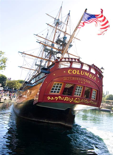 The 18th century ship queen anne's revenge, helmed by the pirate blackbeard, was deliberately run aground by the notorious outlaw. A Look Back: Sailing Ship Columbia Debuts at Disneyland ...